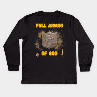 full armor of god Kids Long Sleeve T-Shirt